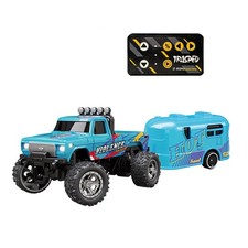 Blue Mini RC Monster Truck