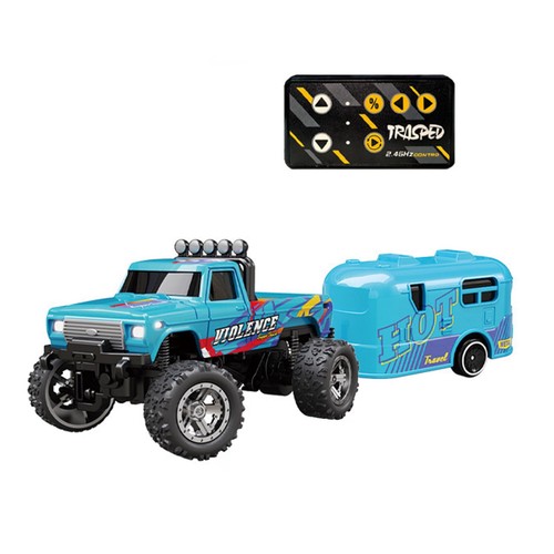 Blue mini monster - blue, rc