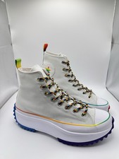 Converse Run Star Hike Pride Rainbow Platform Trainers Size UK 9 EU 44