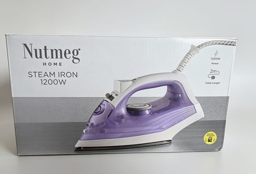 Nutmeg home steam iron 1200w - home,