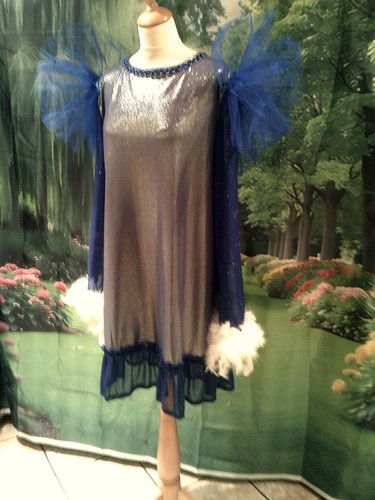 Drag queen silver blue - drag,