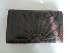 Vintage Leather Snakeskin Bag