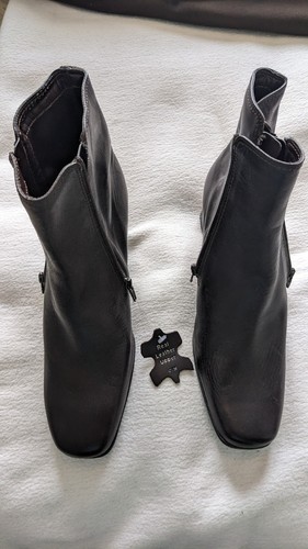 Bhs brown leather ankle - brown,