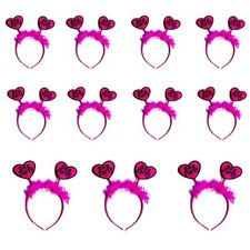 12 Hen Party Head Boppers Girls Ladies Night Out Pink Headband Wedding Accessory
