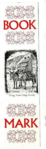 Clovelly devon bookmark - devon, donkey