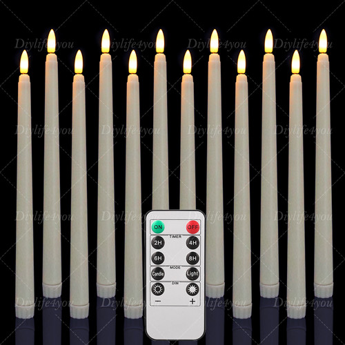 12pcs flickering flameless led - flickering,