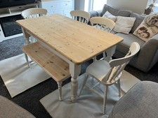 Farmhouse table chairs and - chairs, a