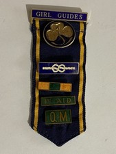 6X GIRL GUIDES ENAMEL BADGES -