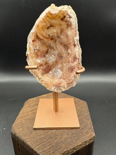 Crystal geode agate specimen - crystal,