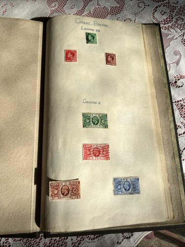 Stamp album foolscap binder - album, in