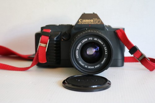 Canon t70 35mm - canon, camera