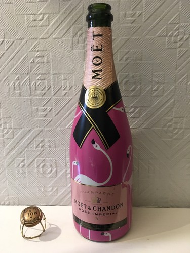 Empty champagne bottle - bottle, &
