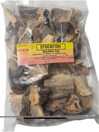 Stockfish cod 1kg 55 cut - -,