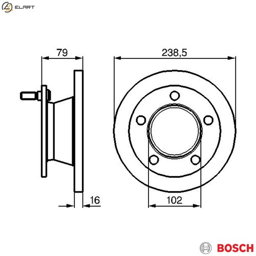 Brake disc 986 478 357 - disc,