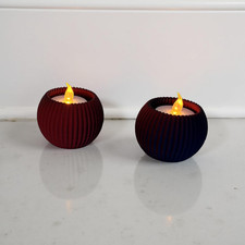 Set of 2 Duel Colour Tea Light
