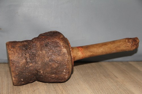 Early hardwood wooden carving - early,