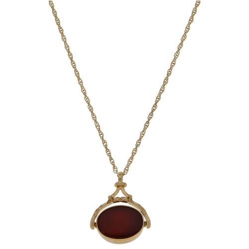 9ct gold pendant 05g - 9ct, fob