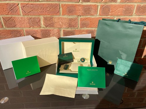Rolex green presentation box - green,