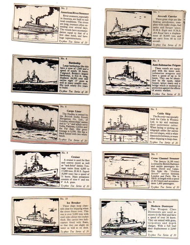 Types ships 1955 - ships, tea