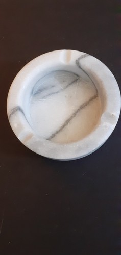 Vintage marble ashtray - marble,