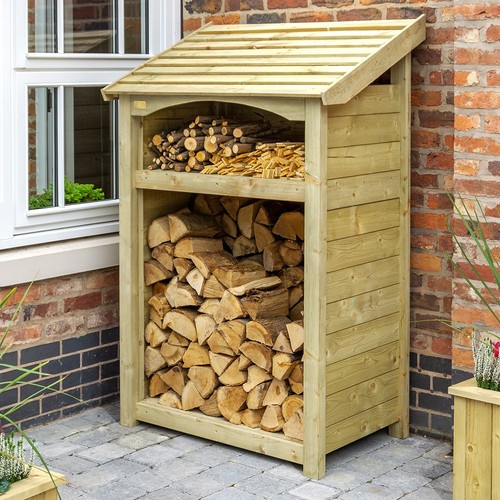 Premium outdoor log store 2 - log,