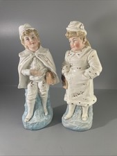 Antique porcelain courting