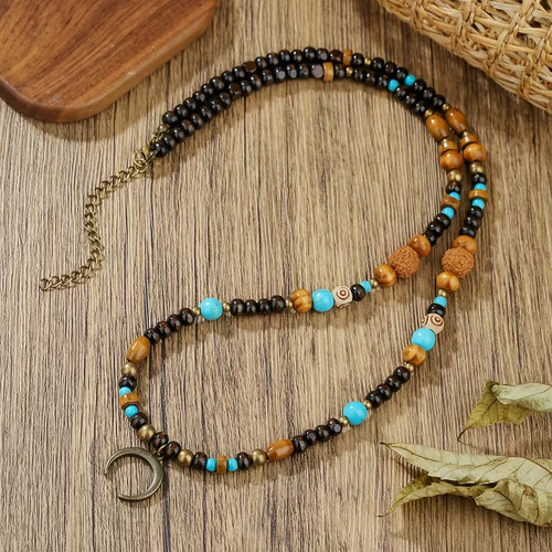 Moon pendant necklace for men - for,