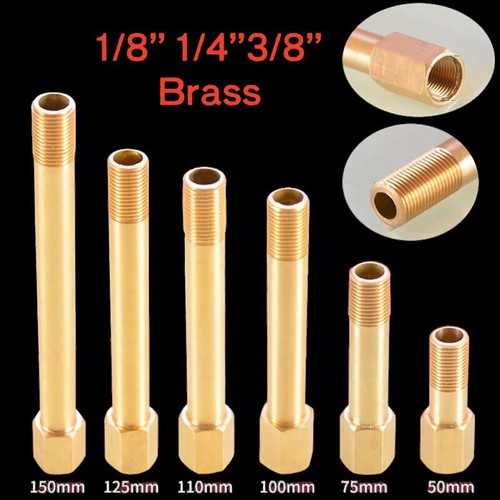 3 8 brass male - male, to