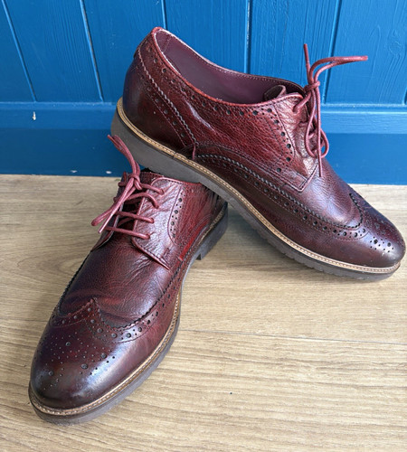 Men icon burgundy leather - men's,