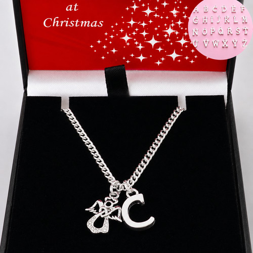 Guardian angel necklace - angel,