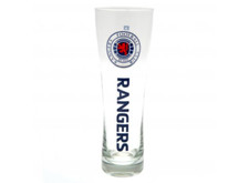 RANGERS FC BEER GLASS TALL PINT GLASS FOOTBALL NEW GIFT OFFICIAL LICENSE