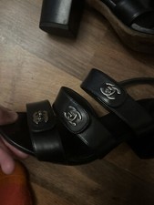 Chanel Turnlock Sandals