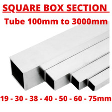 Aluminium box section - aluminium, tube