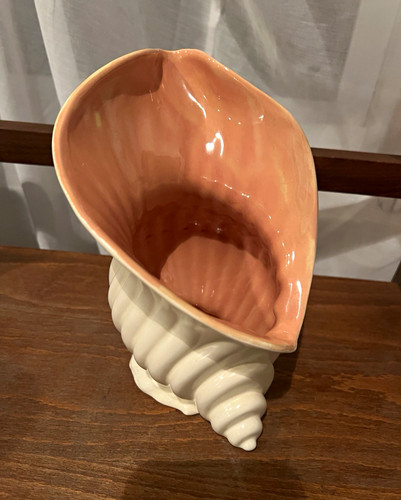 Catalina pottery shell vase - pottery,