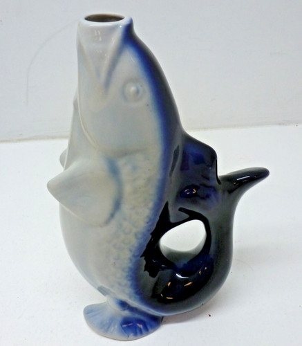 Vintage porcelain fish water - vintage,