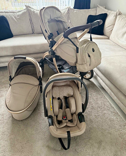 Egg grey travel system - grey, with