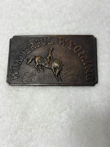 Vintage wonderful wyoming belt - wyoming,