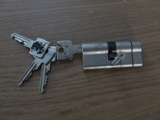 ISEO Euro Cylinder UPVC Barrel Lock PVC Wooden Doors with 3 Keys (35mm X 35mm)