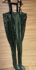 Wishing Boots Fishing Chest Waders Boots Size 12 Green Dirty Boot New