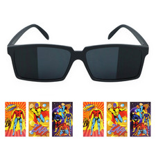 Super Spy Adventure Kit Spy Glasses & 6x Superhero Notebooks Kids Play Set