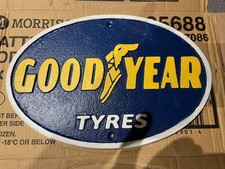 Good Year Tyres Cast Iron Sign