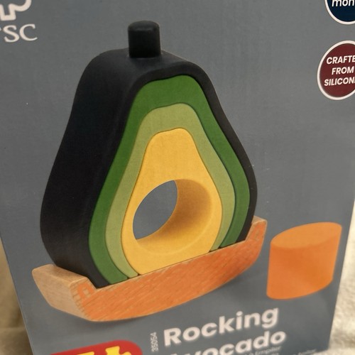 Bigjigs rocking avocado - bigjigs,
