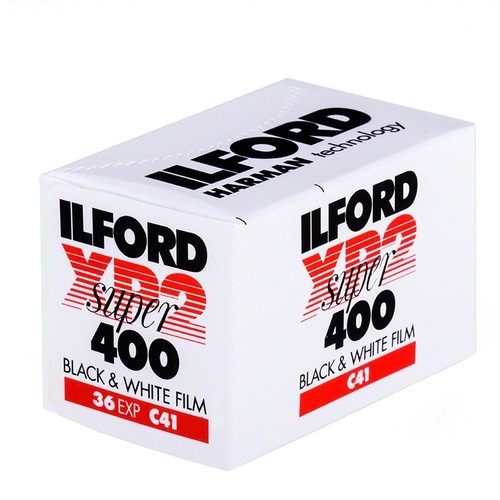 Ilford xp2 super black - black, and