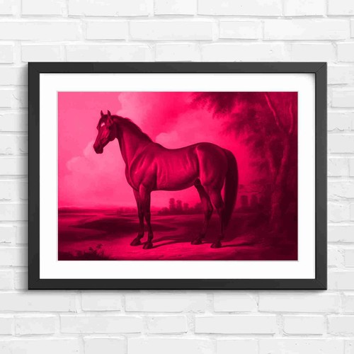 Classic brown horse standing - classic,