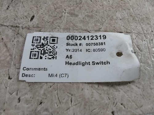 Audi headlamp headlight - a6,