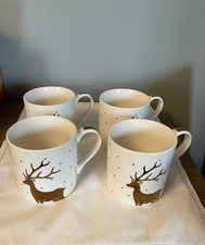 Next Fine China Set Of 4 Stag