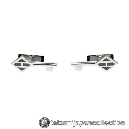 Hermes cufflinks grey silver - hermes,