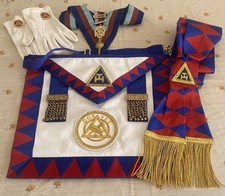 Royal Arch Chapter Apron, Sash Collarette Provincial Attire & Jewel