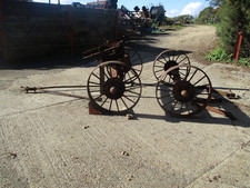 Wheels, axles & turntable, suit shepherds hut conversion.