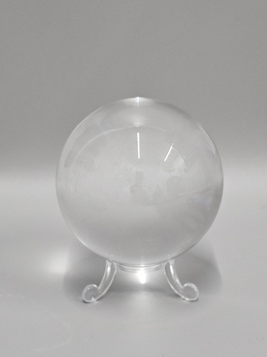 Clear crystal ball glass - clear,
